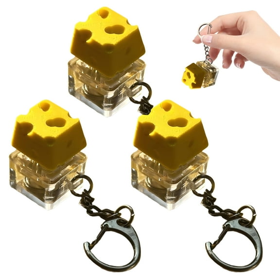 CYFW Keyboard Clicker Fidget Keychain Fidget Keyboard Fidget Toy for Stress Anxiety Relief