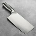 thumbnail image 5 of Global Kitchen-Knives Chop & Slice 7-Inch Chinese Chef's Knife/Cleaver, Stainless Steel, 5 of 6