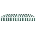 thumbnail image 6 of Awntech 20' x 10' Maui Manual Patio Retractable Awning, Forest/White Stripe, 6 of 7