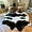 Authentic Black & White, variant on Genuine Cowhide Rug - Natural Black and White Rugs for Living Room & Bedroom Aesthetic - Real Cow Hide Rug for Rustic Home Decor - Authentic Black & White Collection 6x6-7ft