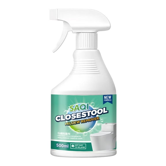 Qiweii Toilet Seat Mold Remover and Cleaner,Powerful formula for Eliminating Mold Mildew and Stain On Toilet Lid and Bathroom Surface