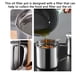 thumbnail image 5 of Billuyoard Olla de filtro de aceite para el hogar, colador de grasa para alimentos a prueba de polvo, contenedor separador, utensilios de cocina, Cocina y Comedor, 5 of 6
