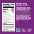 thumbnail image 4 of Milton’s Gluten Free Crackers Variety Bundle (Crispy Sea Salt, Multi-Grain, Everything) - Non-GMO Project Verified, Kosher, Certified Gluten Free Snack, Whole Grains In Every Bite - 4.5 Oz,, 4 of 5