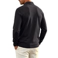thumbnail image 5 of Hearthz Mens Big and Tall Polo Shirts Black Quick Dry Long Sleeve Work Shirts for Men Moisture Wicking Athletic Workout Mens Golf Polos, 5 of 6