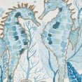 thumbnail image 3 of Charming Outdoor Sea Horse Pillow Cover, 3 of 5