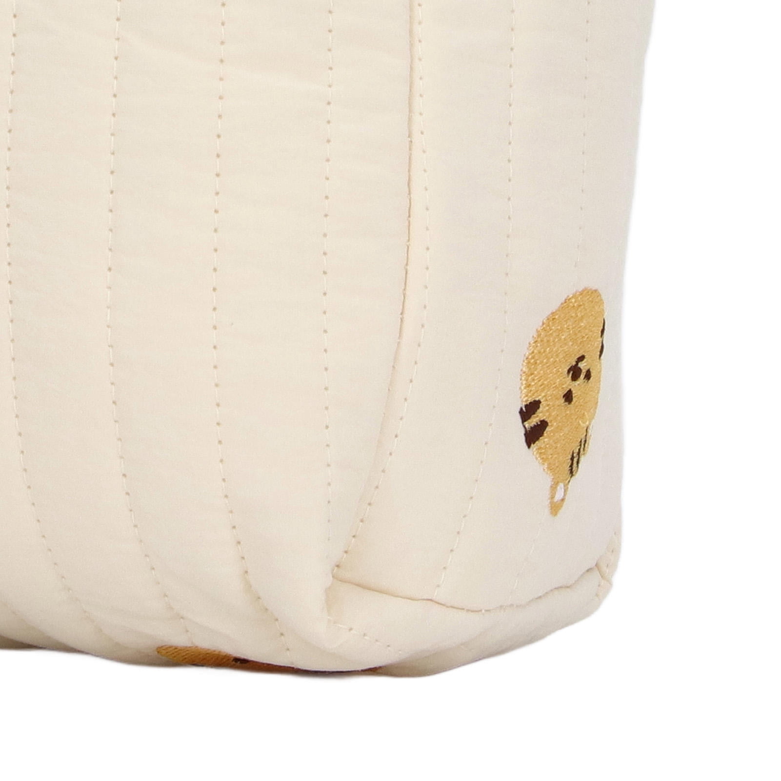 LAZIOEGR Stroller Diaper Bag Organizer for Infants, Newborns & Toddlers - Soft Cotton, Large Capacity, Tiger-Pattern Embroidery, Multi-Use Travel Pouch