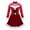 Red, variant on Alvivi Kids Girls Sequin Ice Skating Dance Leotard Dress Christmas Snowman Party Costume Green 16