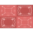 thumbnail image 1 of Ahgly Company Machine Washable Indoor Rectangle Transitional Red Area Rugs, 2' x 4', 1 of 7
