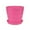 Pink, variant on Clearance! Haidf Colorful Flower Pots, Round Plastic Plant Pots with Drainage Holes and Tray, Planters for Indoor Outdoor Plants and Flowers, Self Watering Pots, Seedlings Nursery Pots, 7.9", Pink