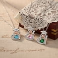 thumbnail image 2 of Graduation Gifts for Her, Sterling Silver Class of 2026 Graduation Cap Necklace, 12 Months Birthstone Jewelry for Women, Best Friend, Daughter, Graduate, 2 of 7
