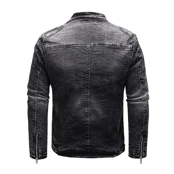 Black denim jacket walmart 2025