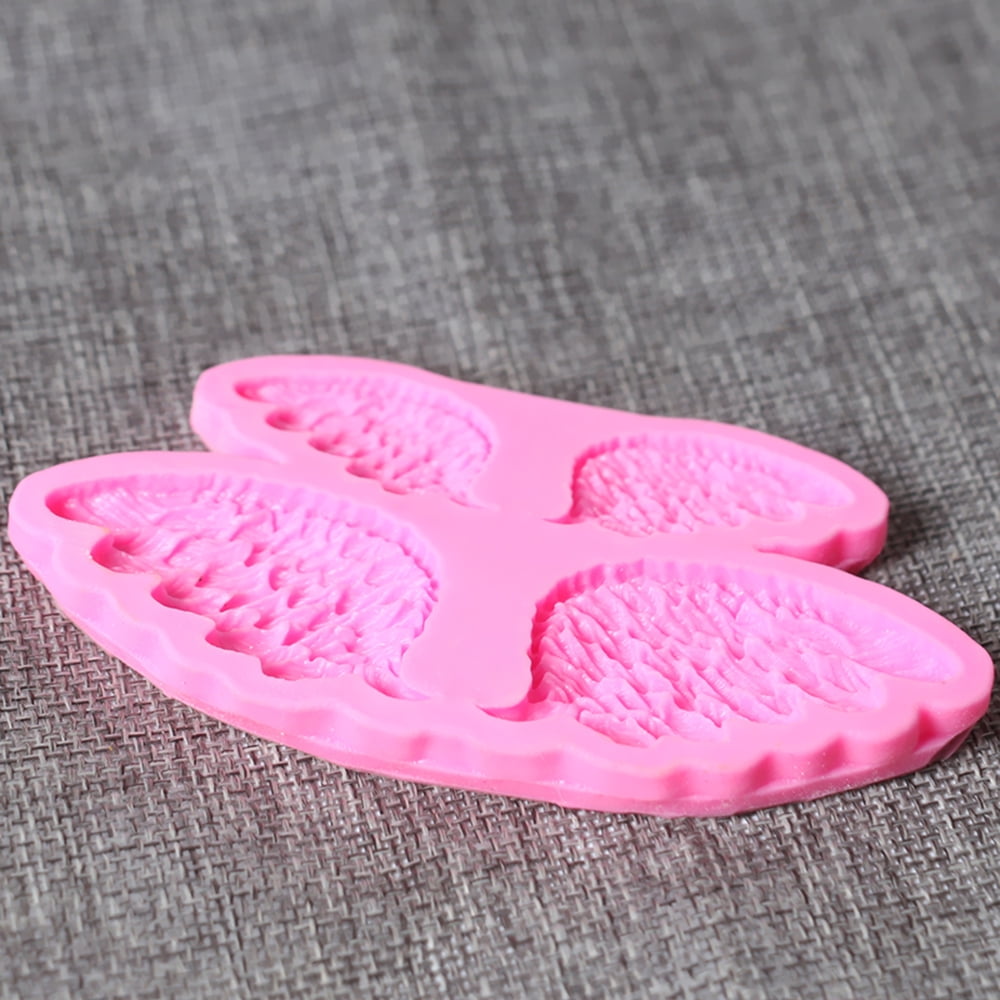 Silicone 3D Angel Wings Mold Fondant Chocolate Sugar Craft Cake Decor DIY Tools