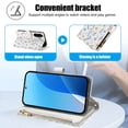 thumbnail image 2 of Tianyeda for Samsung Galaxy A57 Case Wallet Card Holder Zipper Leather Flip Cover Crossbody Wrist Strap with Stand A2, 2 of 5