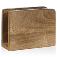 thumbnail image 1 of Bouclair Natural Mango Wood Napkin Holder, 1 of 5