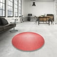 thumbnail image 4 of Ahgly Company Tapis Rectangulaire Lavable en Machine Rouge Rubis, 2 Pieds x 5 Pieds, 4 of 7