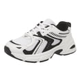 thumbnail image 3 of Domzle Womens Chunky Fashion Sneakers Casual Sports Shoes Mesh Breathable Athletic Gym Workout Tennis Shoe Platform Thick Walking Shoes Black 37, 3 of 5