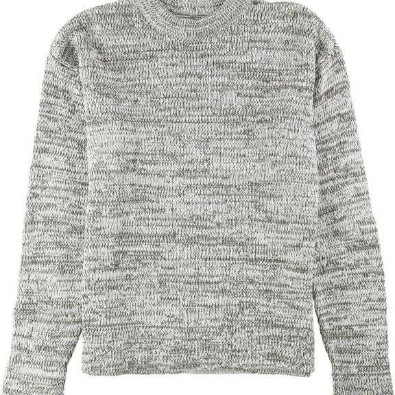 Perry Ellis Mens LS Bradley Pullover Sweater, Grey, Small