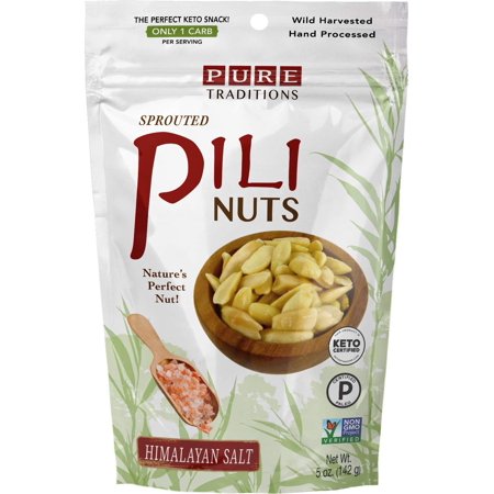 Sprouted Pili Nuts Himalayan Salt 5 oz