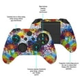 thumbnail image 5 of PlayVital Water Transfer Printing Colorful Splash Pattern Silicone Cover Skin for Xbox Series X/S Controller, Soft Rubber Case Protector for Xbox Core Wireless Controller w/ 6 Thumb Grip Caps, 5 of 8