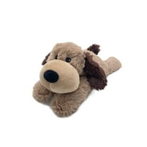 Brown Dog Junior - Warmies Cozy Plush Heatable Lavender Scented Stuffed Animal