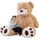 thumbnail image 1 of Peluche gigante IKASA con forma de oso de peluche, 198 cm, color marrón, 1 of 7