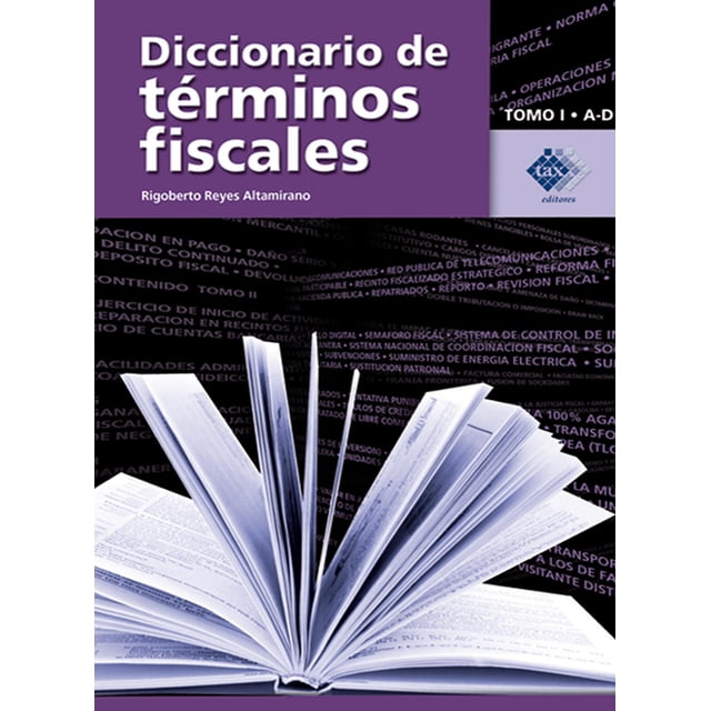 Diccionario de Términos Fiscales Obra Completa 3 Tomos Tax Editores Unidos 9786074402162