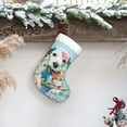 thumbnail image 6 of Rateoe A Funny Little Dalmatian Puppy Print Christmas Stockings,18 Inch Large Christmas Stockings Decoration Ornaments for Holiday Home Fireplace Indoors, 6 of 7