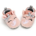 thumbnail image 3 of Infant Baby Boys Girls Slipper Stay On Non Slip Soft Sole Newborn Booties Toddler First Walker Crib House Shoes 0-18 Months, 3 of 7
