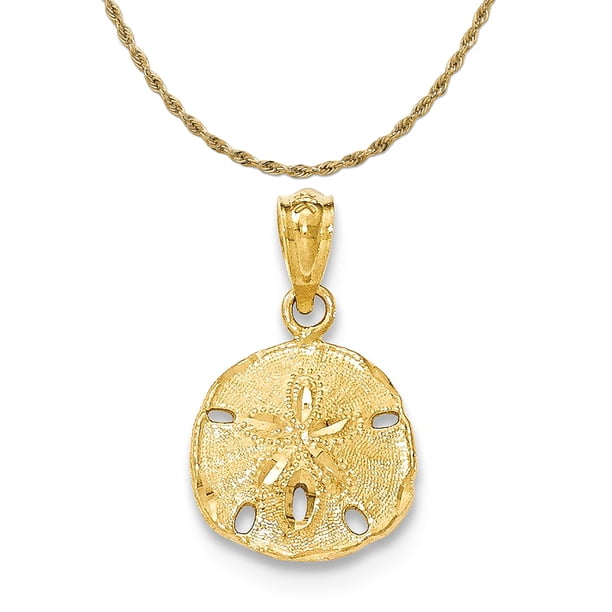 dollar pendant gold