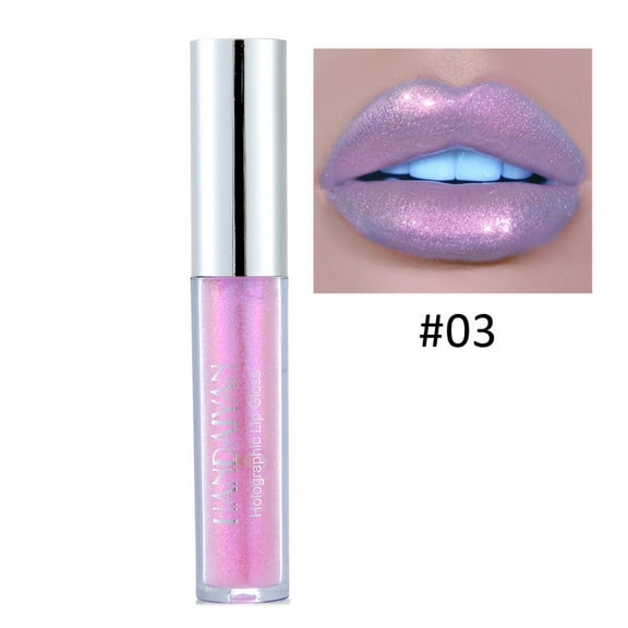 Polarized Lip Gloss, Colorful Lip Gloss, Long-Lasting Shiny Lip Glaze, Pearl Sequins Texture, Non-Sticky formula, Bright Color Effect, Soft and Three-Dimensional Lips, Suitable for Various Occasions