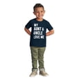 thumbnail image 3 of Auntie Uncle Present Loved Niece Cute Toddler Boy Girl T Shirt Infant Toddler Brisco Brands 6M, 3 of 6