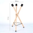 thumbnail image 3 of Soporte de madera Drum Stand Construcción sólida Plegable para kusrkot estante del soporte del tambor, 3 of 8