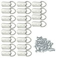 thumbnail image 1 of Kit de soporte para cuadros de 30 Uds., Clips para marco de acero inoxidable, ganchos para colgar cuadros, gancho para espejo colgante, colgadores para cuadros de pared surtidos JM, 1 of 5