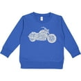thumbnail image 2 of Inktastic Distressed Motorcycle Toddler Sweatshirt, 2 of 4