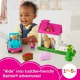 thumbnail image 2 of Fisher-Price Little People Barbie Horse Stable Toddler Playset with Light Sounds & 7 Pieces, 2 of 6