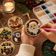 thumbnail image 3 of Kiddiway Christmas Diamond Art Ornament Set — Pearl Painting Craft Kit with Festive Design, Tree Hanging Decor, Creative Hobby Gift, 3 of 4
