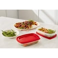 thumbnail image 2 of Rubbermaid EasyFindLid - Contenedores para preparación de comidas, 5.5 tazas, color rojo, 2 of 6