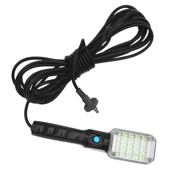 Lampe de Travail AC 220V avec Base Magnétique 12.5W avec Crochet pour Réparation Automobile
