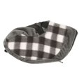 thumbnail image 1 of Inflatable Pet Recovery Collar, Adjustable Prevent Falling Off Protective Dog Collar Soft  For Post Surgery For Cat Black And White Plaid M, 1 of 8