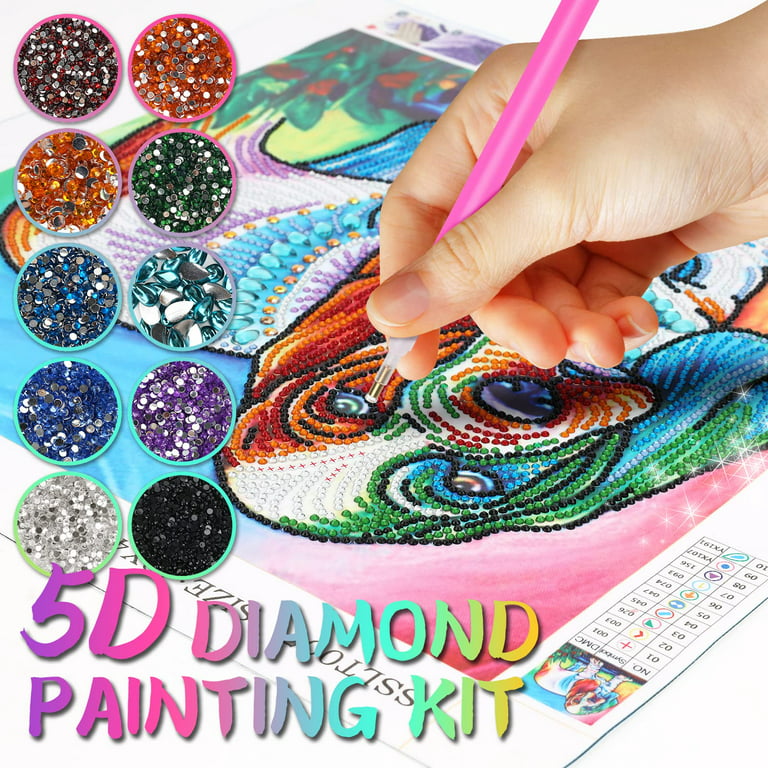 Diamond Painting for Kids Beginner Gem Art Kits Ages 8-12 Paint by