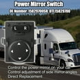 thumbnail image 2 of Unique Bargains Car Power Rear View Mirror Switch Remote Control Replacement 15829700SR DTL15829700, 2 of 6