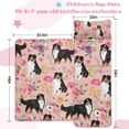 thumbnail image 5 of Bernese Mountain Dogs with Pioneer Flower Toddler Nap Mats for Kids Preschool,59"x22" Sleeping Mat Bag or Kids,Toddler Sleeping Bag,Toddler Nap Mat or Daycare, 5 of 6