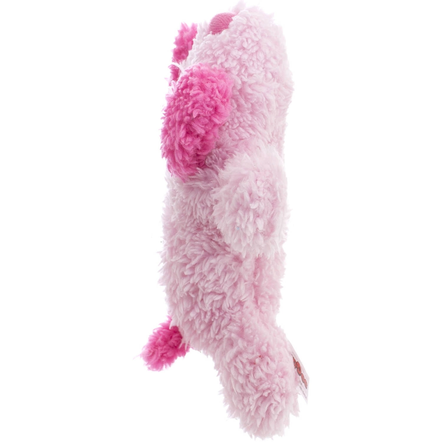 Dan Dee Super Soft Squeaky Dog Toy, Rose Pink