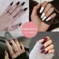 thumbnail image 2 of 24 Piezas De Uñas Postizas/Congeladas Acrílicas Impermeables/Pegatinas Falsas, 2 of 4