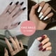 thumbnail image 2 of 24 Piezas De Uñas Postizas/Congeladas Acrílicas Impermeables/Pegatinas Falsas, 2 of 4
