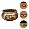thumbnail image 3 of Shisuyan Incense Holder Copper Golden Study Room 1Pcs 1.8x1.8x1.4in, 3 of 9
