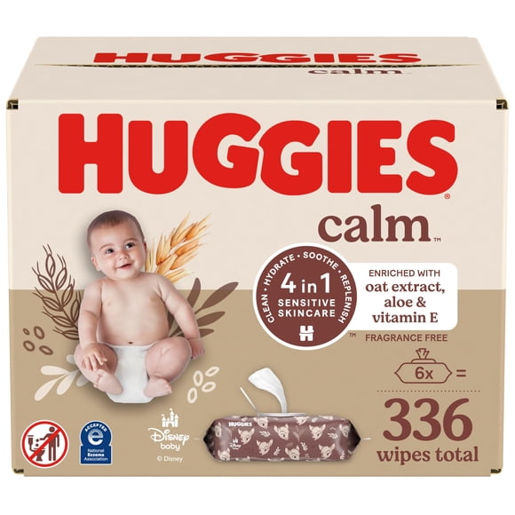 Toallitas húmedas para bebés Huggies Calm, sin perfume, hipoalergénicas, 560 toallitas