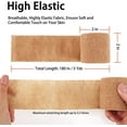 thumbnail image 4 of 24 Pack Self Adherent Cohesive Bandage Wrap, 2” x 5 Yards Stretch Non Woven Self Adhesive Tape - Skin Colour Athletic Elastic Bandage for First Aid Medical, Sports, Ankle, Wrist Sprains, 4 of 5
