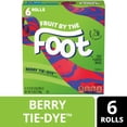 thumbnail image 3 of (3 pack) Fruit by the Foot Fruit Flavored Snacks, Berry Tie-Dye, 4.5 oz, 6 Count, 3 of 16