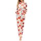 thumbnail image 1 of Txlixc Pijama de franela para mujeres, pijama de manga larga suave y cálido con cremallera Txlixc  moda, 1 of 8